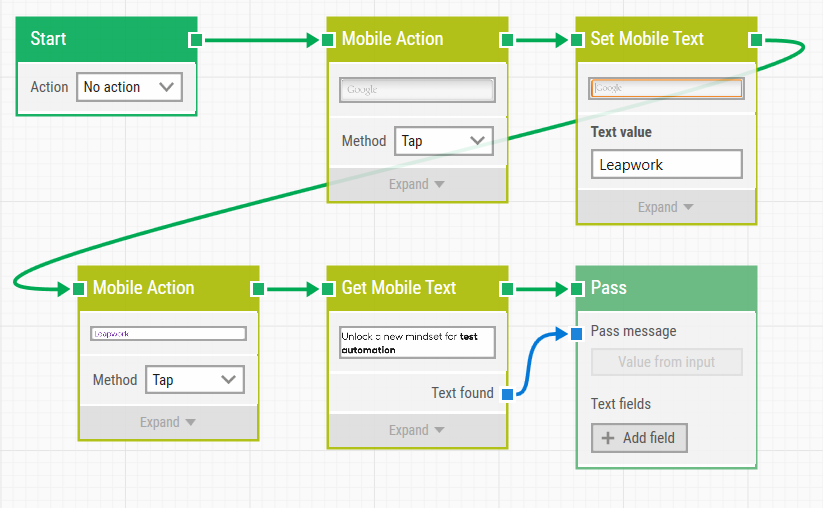 How to automate Android native app using Leapwork on Android simulator?