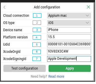 How to set up Mobile Device Configuration