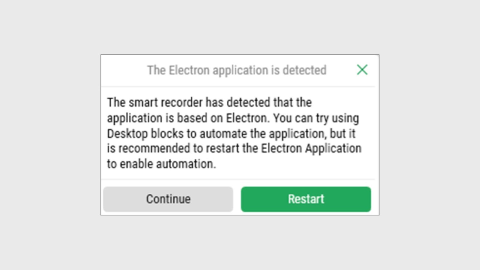 Working on GitHub Desktop Automation with Electron Block